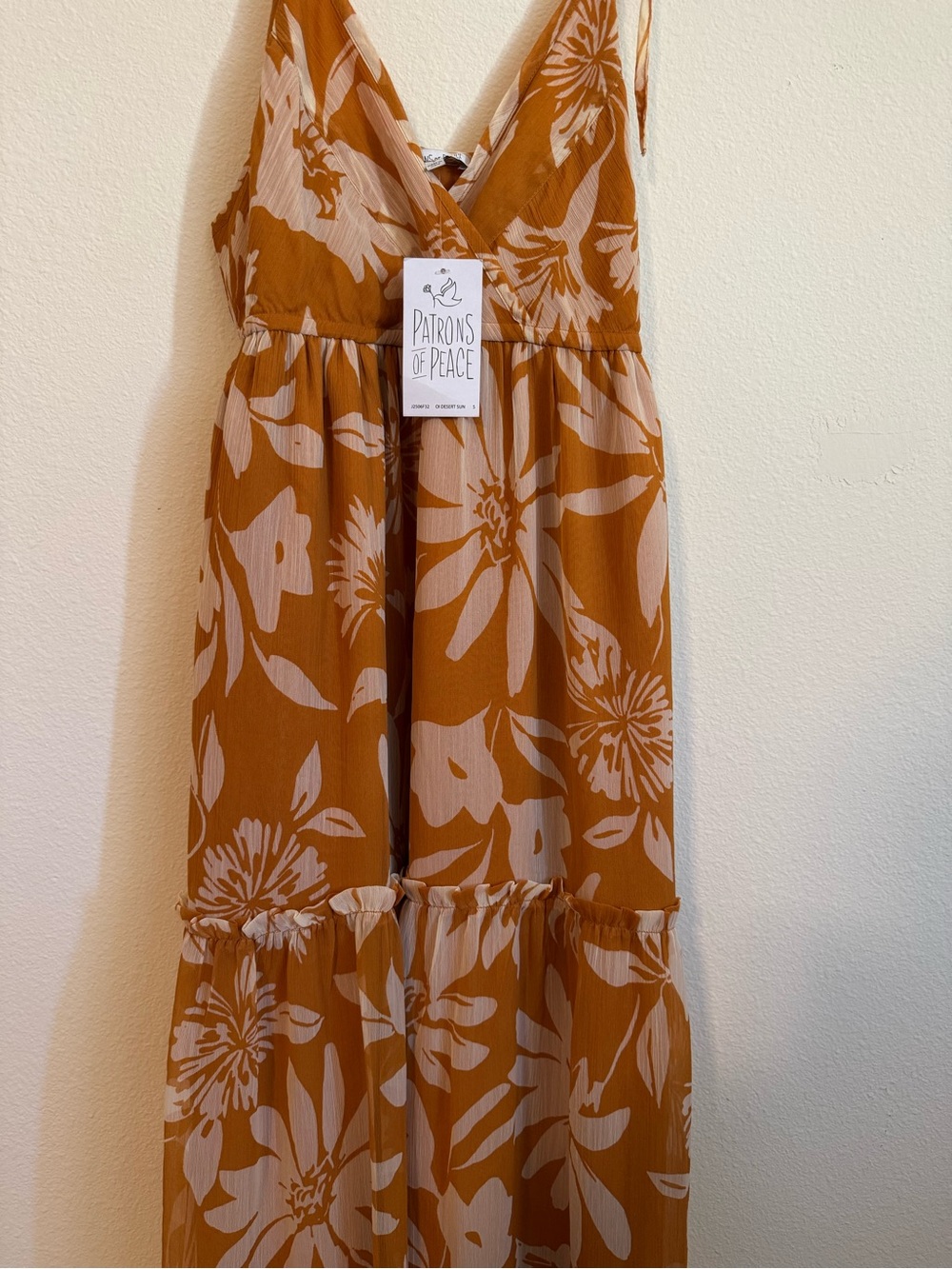 Patrons of Peace Floral Maxi Dress - Picture 3 of 3